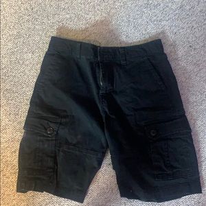 size 29 black cargo shorts